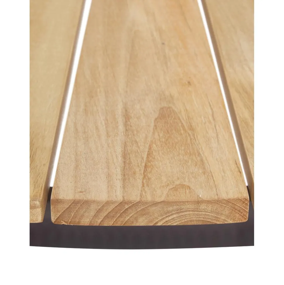 Mesa Redonda Para Exterior De Madera De Teca Hard & Ellen, Tamanos Diferentes