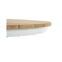 Mesa Redonda Para Exterior De Madera De Teca Hard & Ellen, Tamanos Diferentes