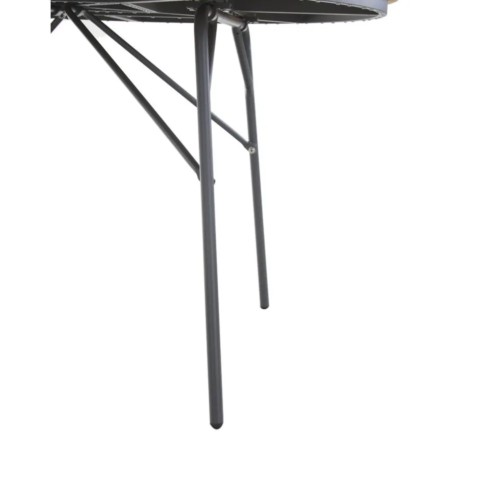Mesa Redonda Para Exterior De Madera De Teca Hard & Ellen, Tamanos Diferentes