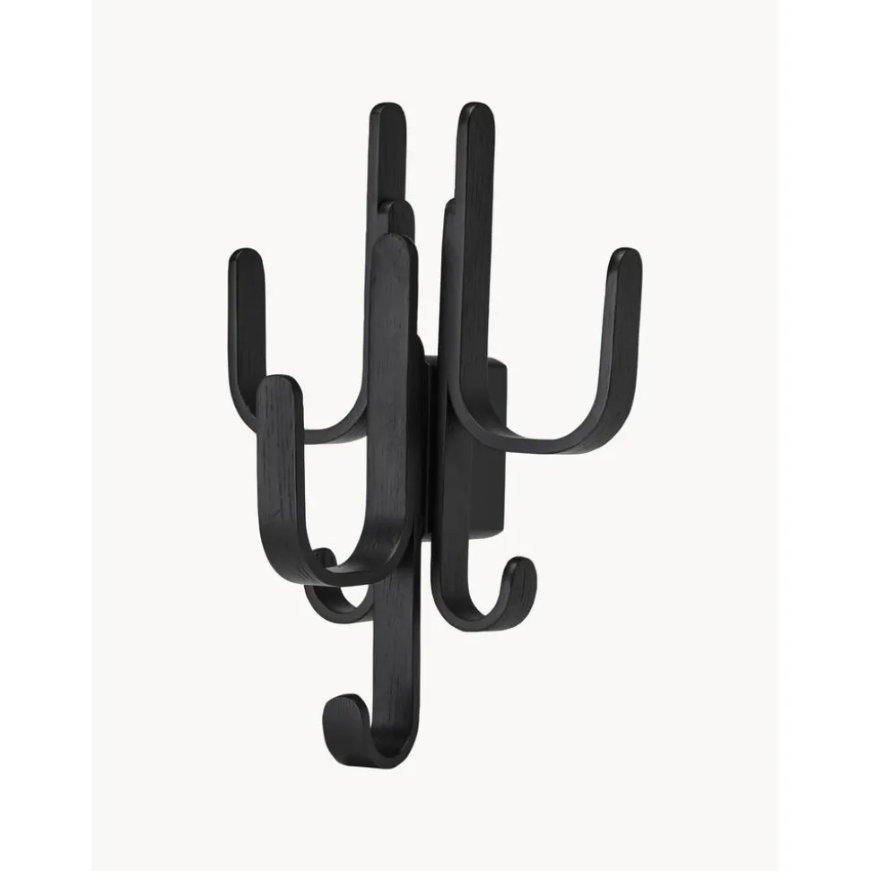 Perchero De Pared De Madera De Roble Woody