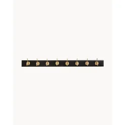 Perchero De Pared De Madera Edgy, 8 Ganchos