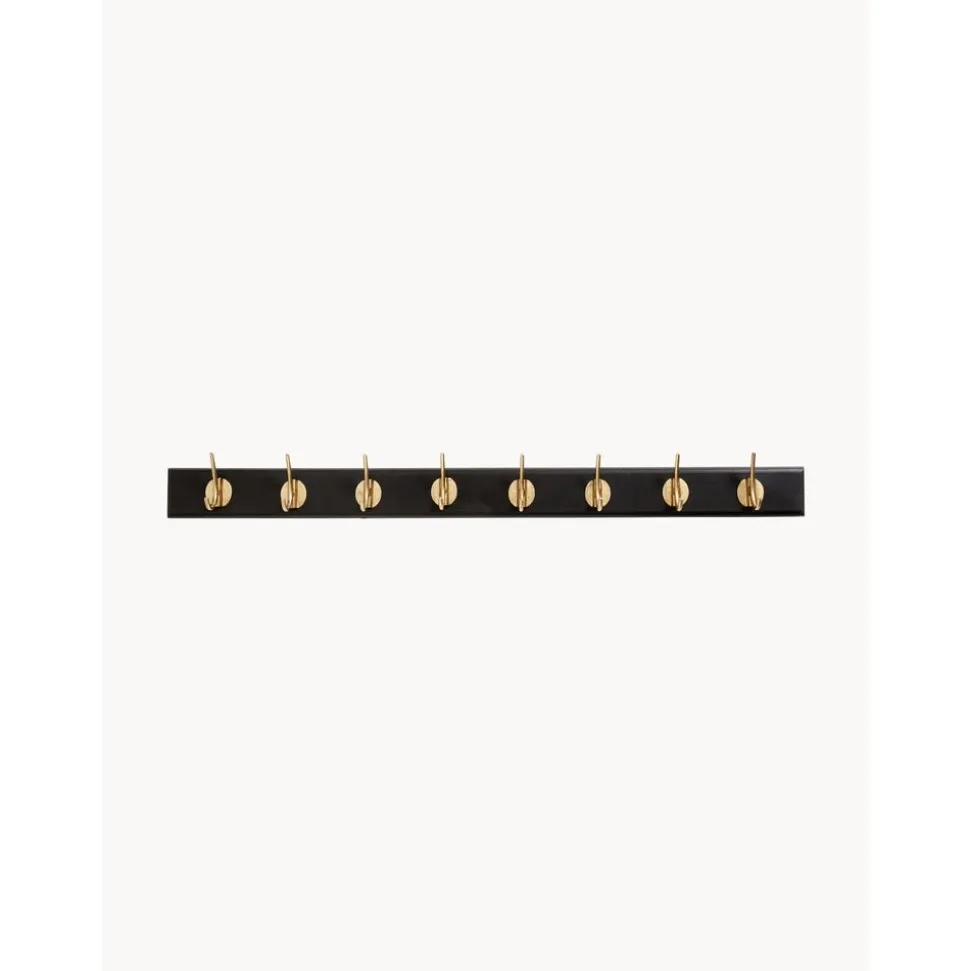 Perchero De Pared De Madera Edgy, 8 Ganchos