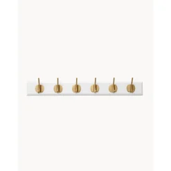 Perchero De Pared De Madera Edgy, 6 Ganchos