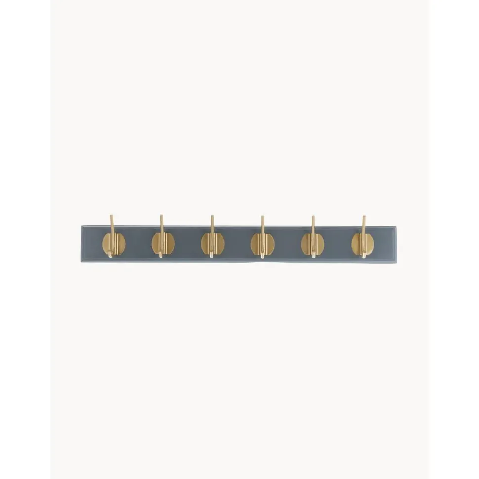 Perchero De Pared De Madera Edgy, 6 Ganchos