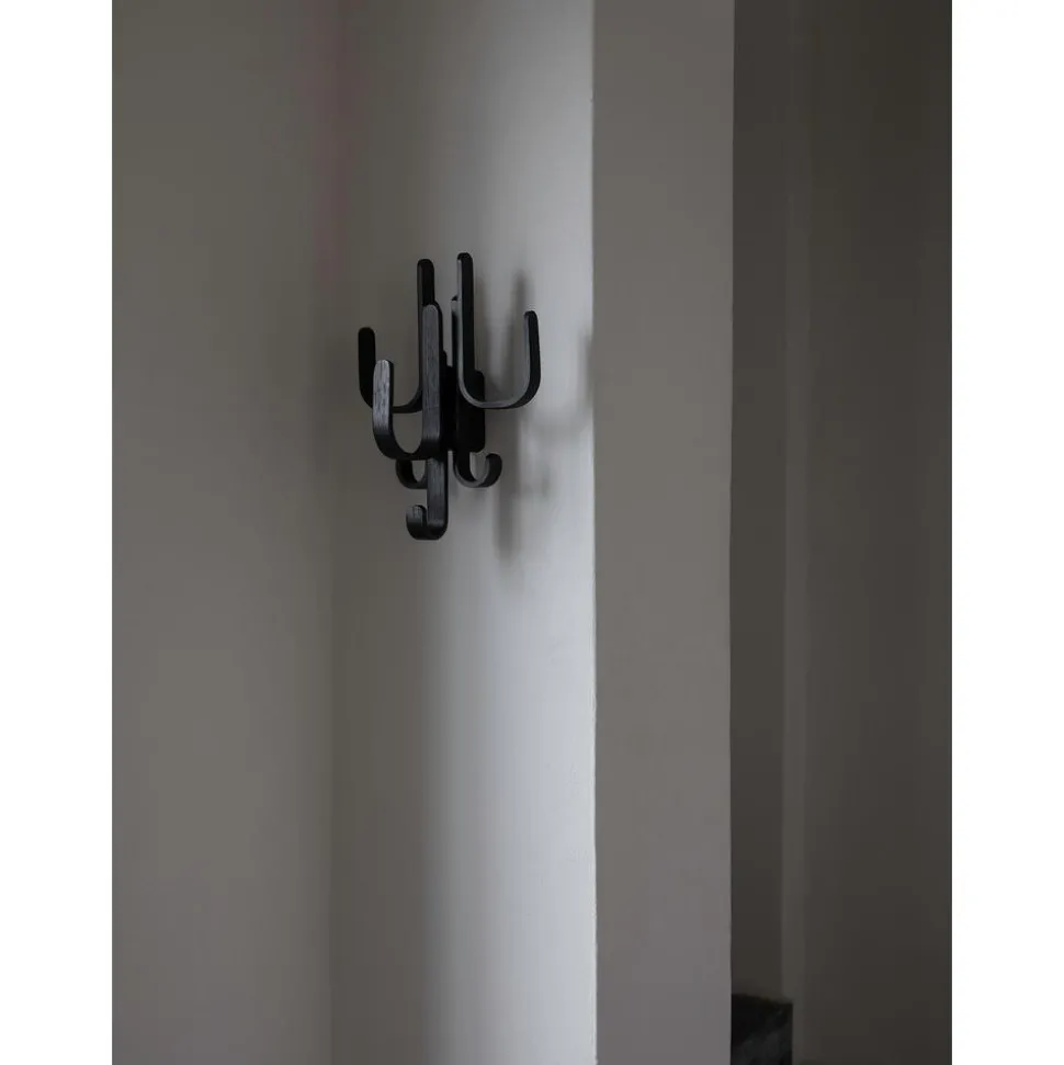 Perchero De Pared De Madera De Roble Woody