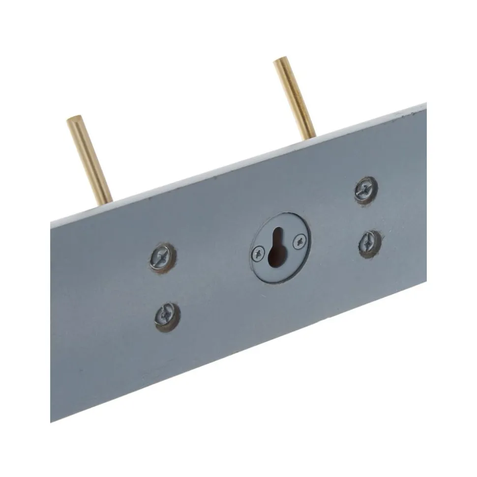 Perchero De Pared De Madera Edgy, 6 Ganchos
