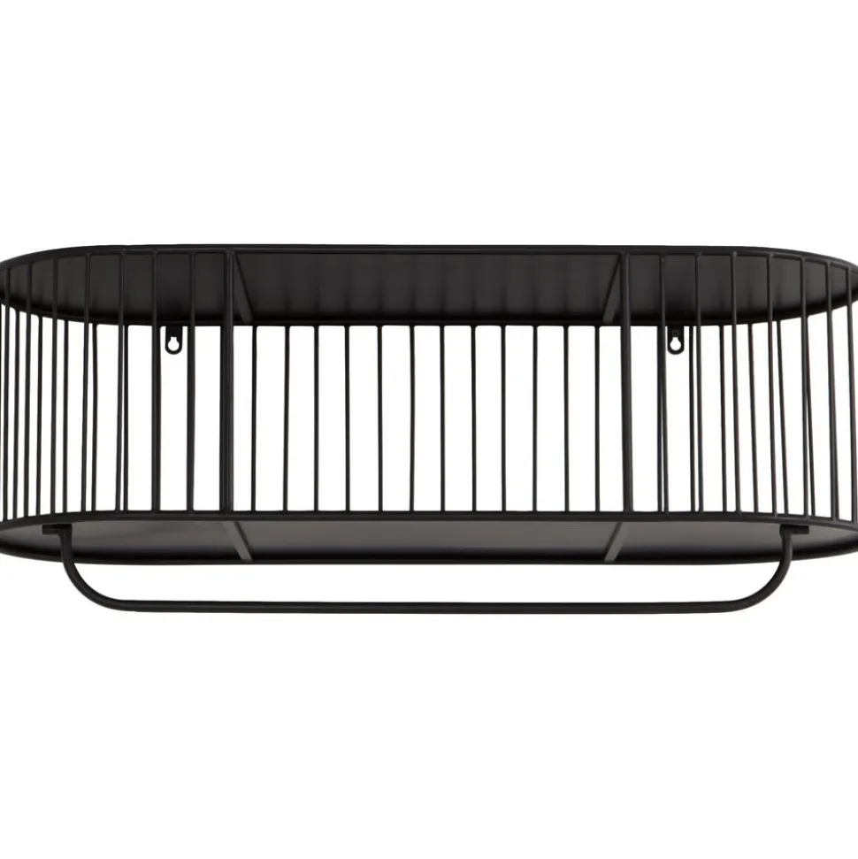 Perchero De Pared De Metal Con Estante London