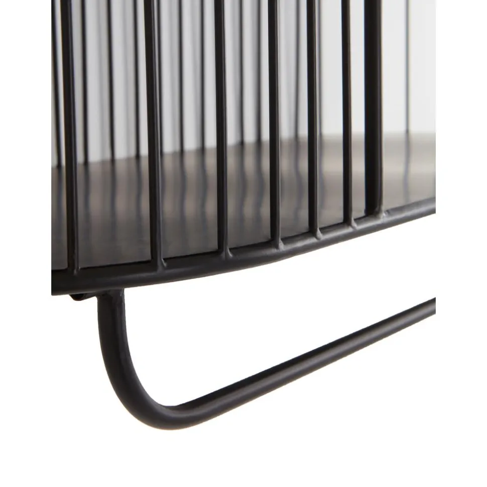 Perchero De Pared De Metal Con Estante London