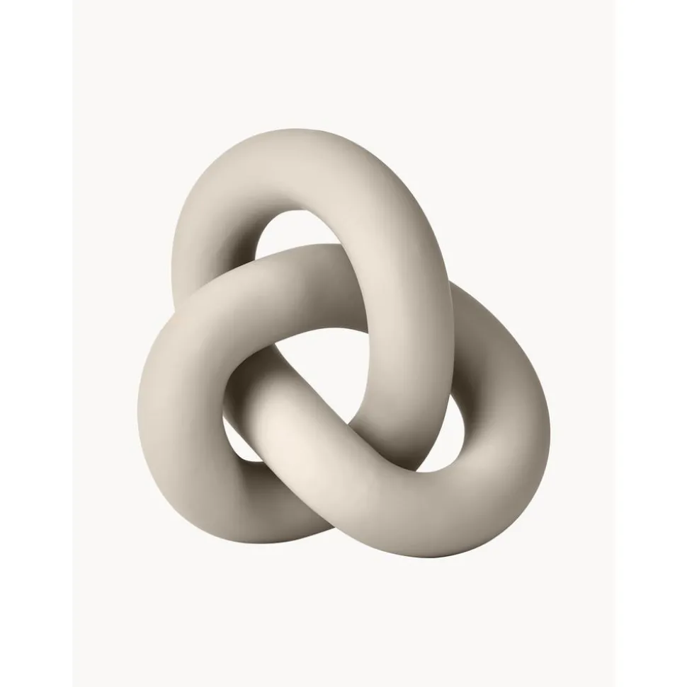 Pieza Decorativa De Ceramica Knot