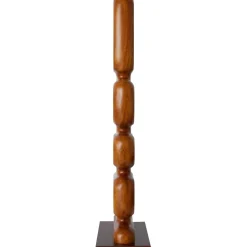 Pieza Decorativa Grande Artesanal De Madera De Teca Ornament