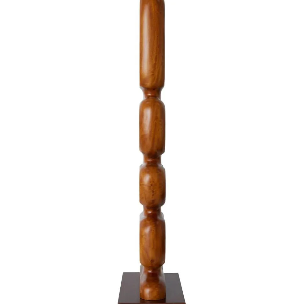 Pieza Decorativa Grande Artesanal De Madera De Teca Ornament