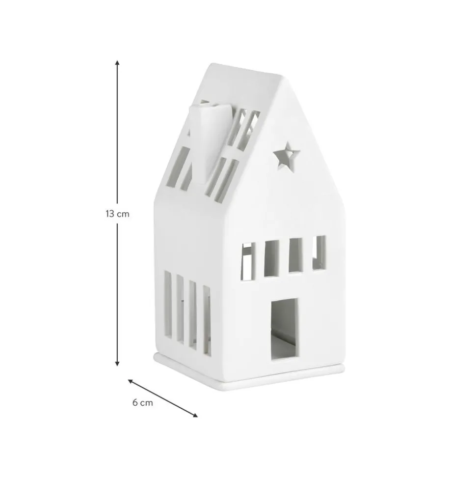 Portavela De Porcelana Living