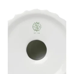 Portavelas De Porcelana Con Relieves Tura