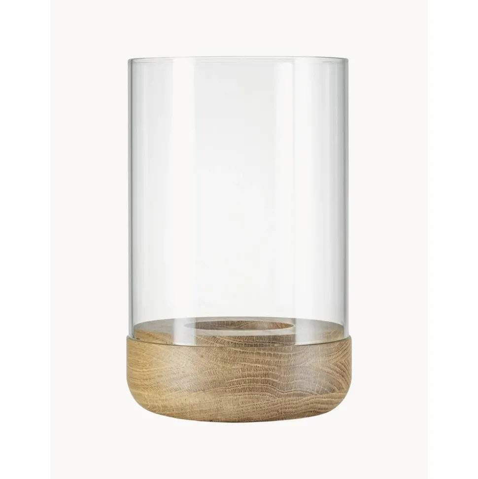 Portavelas De Vidrio Lanto, 20 Cm