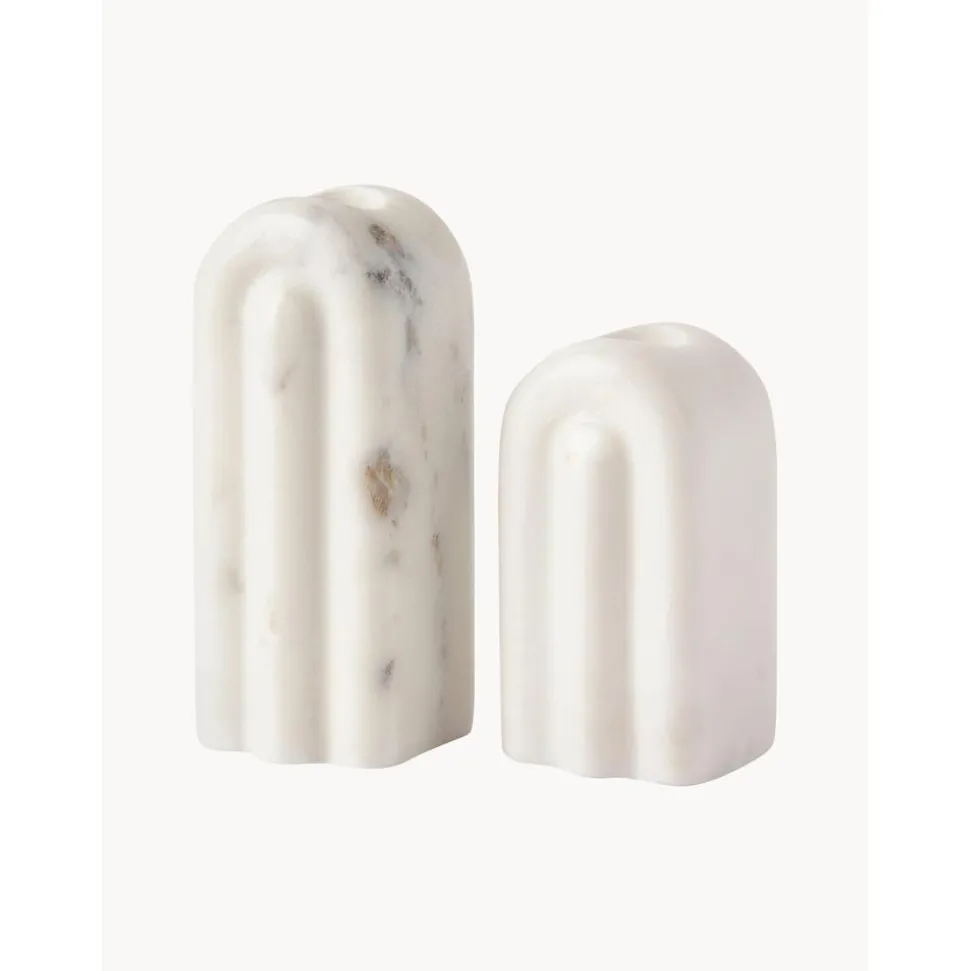 Set De Candelabros De Marmol Malie, 2 Uds.