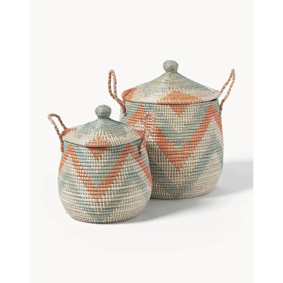 Set De Cestas Con Tapadera Mija, 2 Uds.