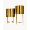 Set De Maceteros De Metal Mina, 2 Uds.