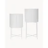 Set De Maceteros De Metal Mina, 2 Uds.