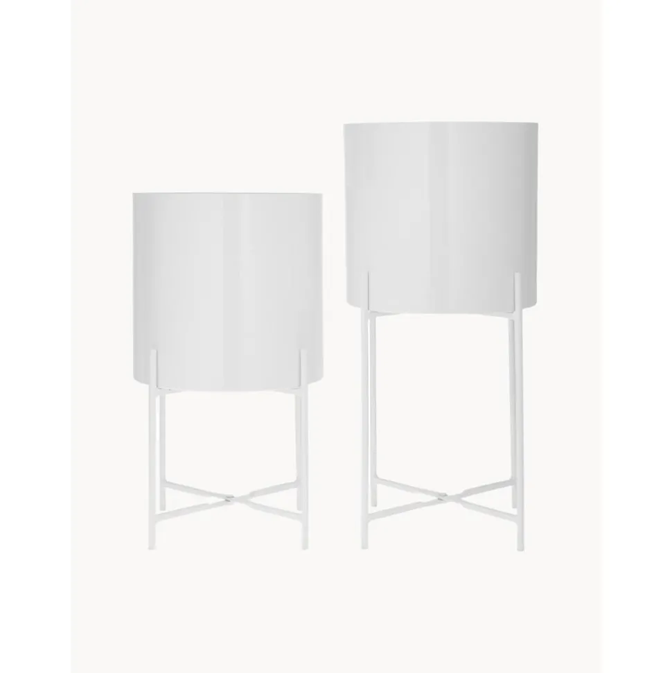 Set De Maceteros De Metal Mina, 2 Uds.