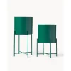 Set De Maceteros De Metal Mina, 2 Uds.