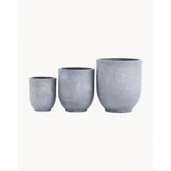 Set De Maceteros Grandes De Hormigon Gard, 3 Uds.