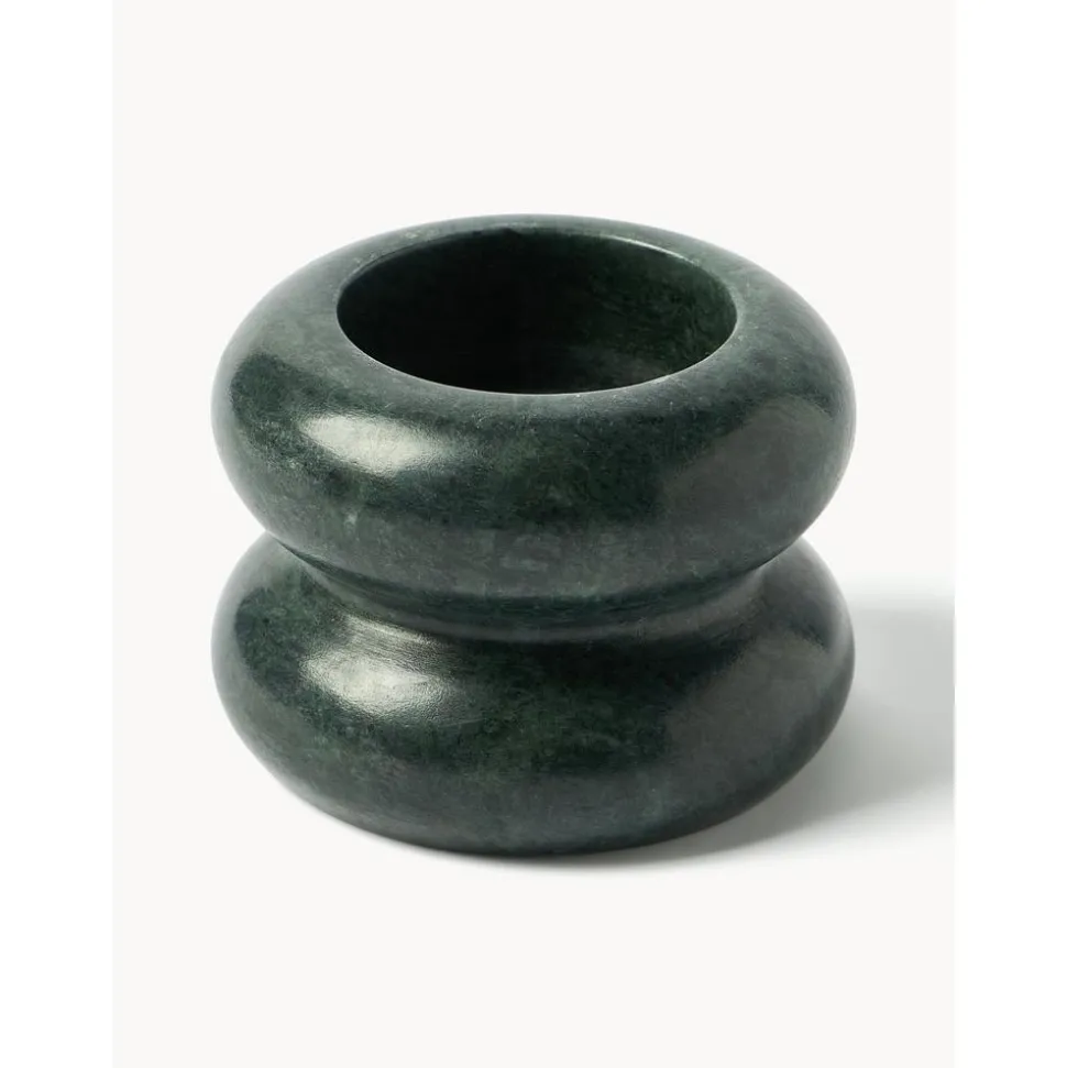 Set De Portavelas Y Candelabros 2En1 De Marmol Orta, 2 Uds.