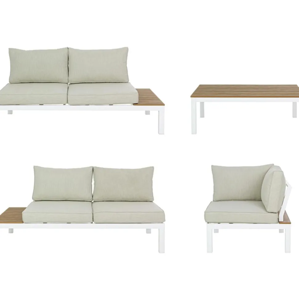 Set Lounge De Exterior Elias, 4 Pzas.
