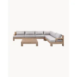 Set Lounge Para Exterior De Madera De Acacia Joshua, 4 Pzas.