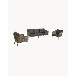 Set Lounge Para Exterior Maribela, 3 Pzas.