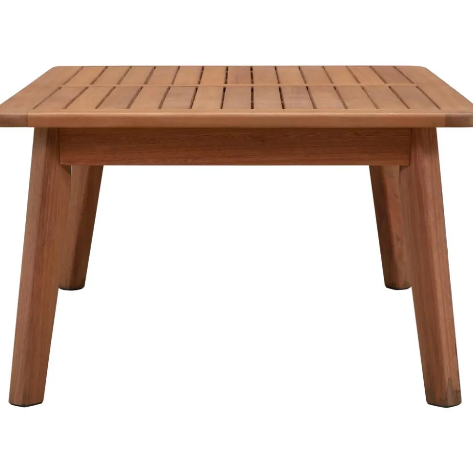 Set Lounge Para Exterior De Madera De Eucalipto Bergen, 4 Pzas.