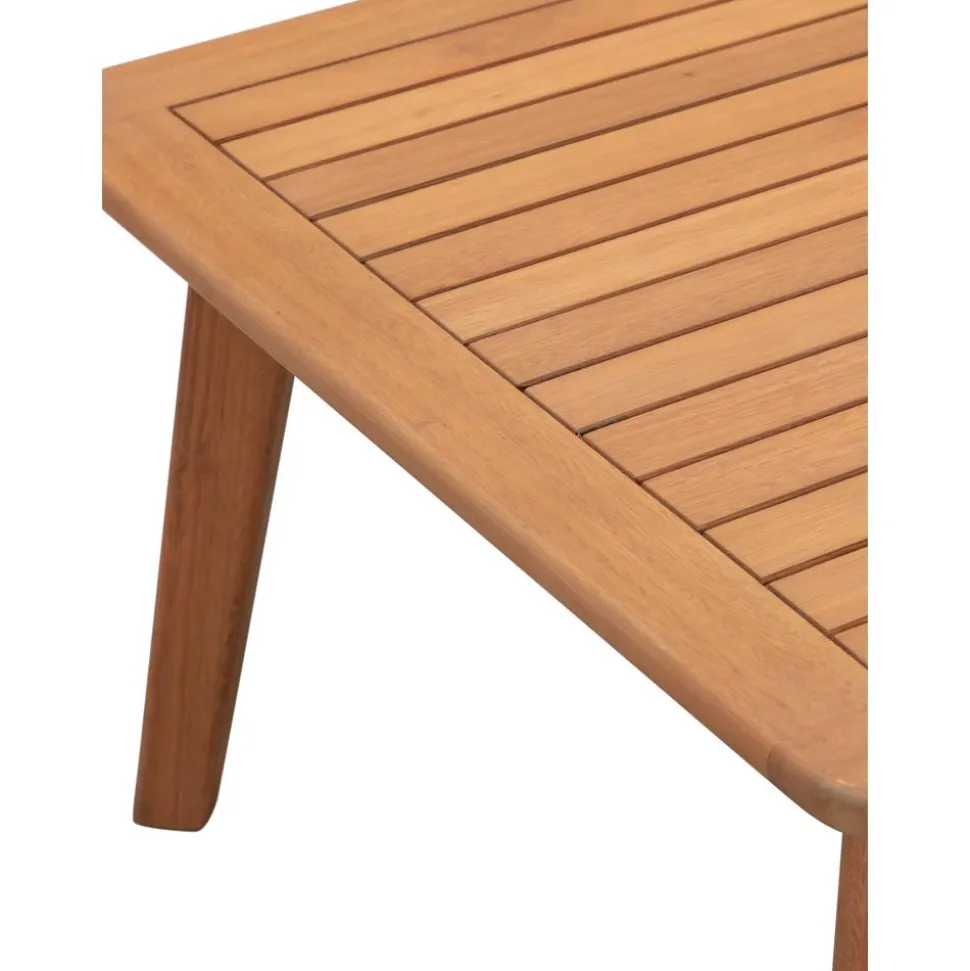 Set Lounge Para Exterior De Madera De Eucalipto Bergen, 4 Pzas.