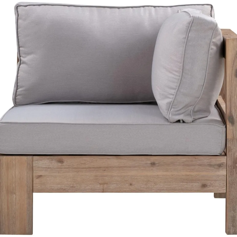 Set Lounge Para Exterior De Madera De Acacia Joshua, 4 Pzas.