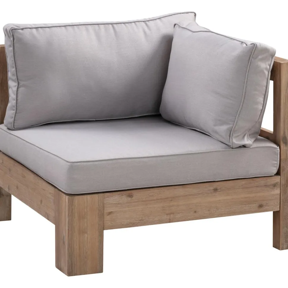 Set Lounge Para Exterior De Madera De Acacia Joshua, 4 Pzas.