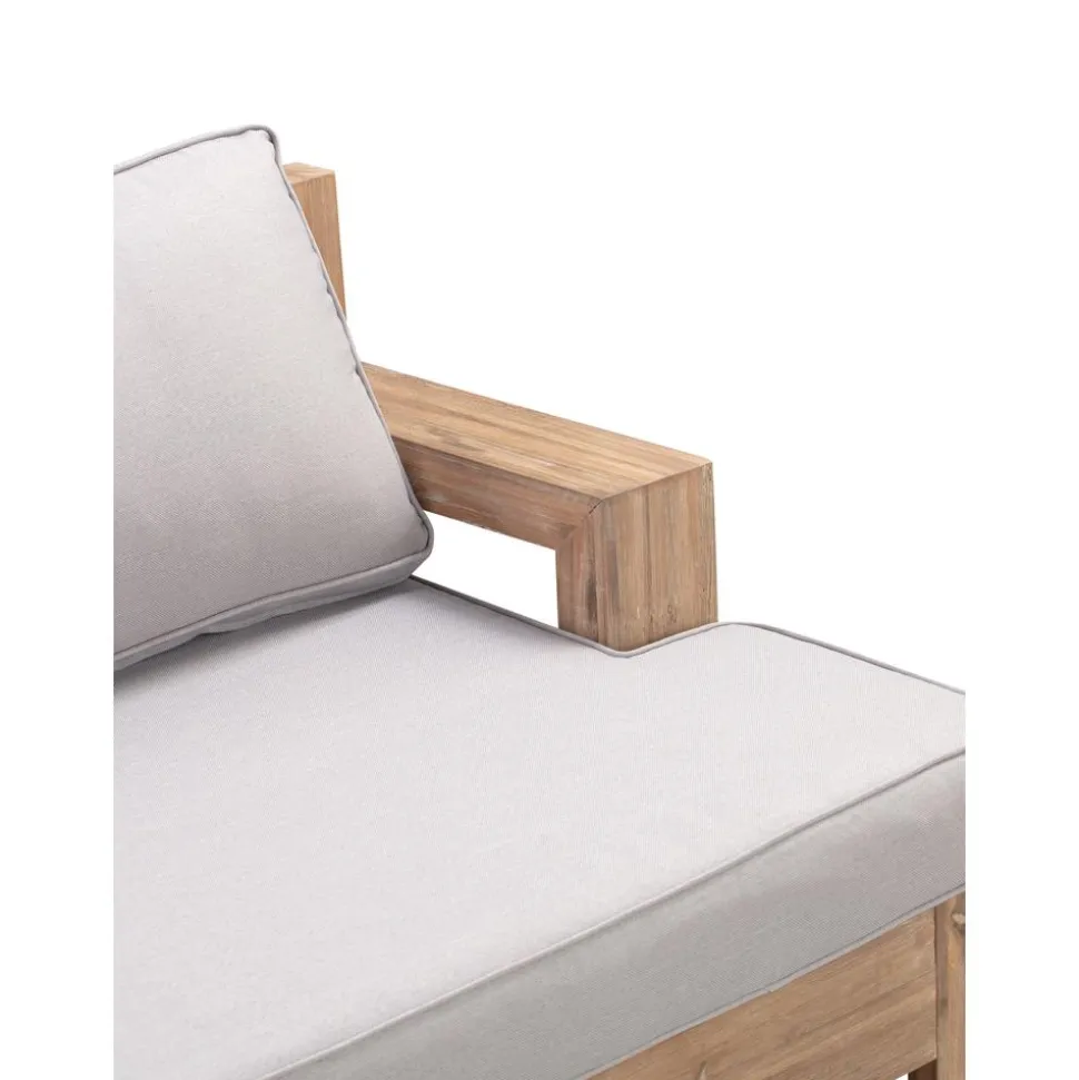 Set Lounge Para Exterior De Madera De Acacia Joshua, 4 Pzas.
