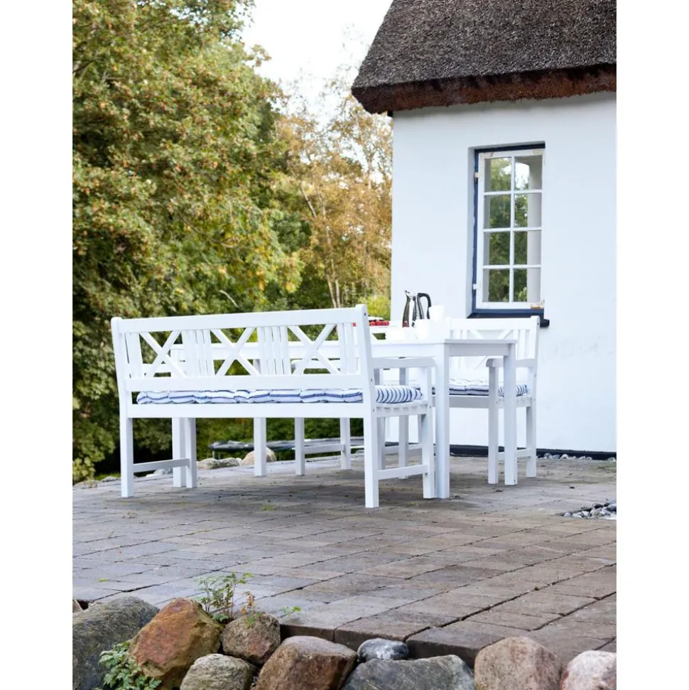 Silla Con Reposabrazos Para Exterior De Madera Rosenborg