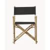 Silla De Bambu Para Exterior Con Cojin De Asiento Mandisa