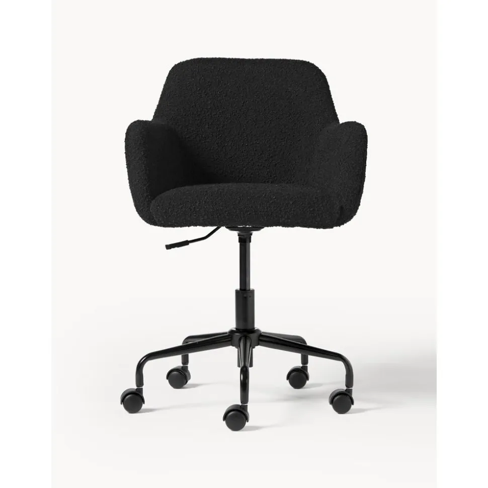 Silla De Escritorio En Tejido Boucle Lucie