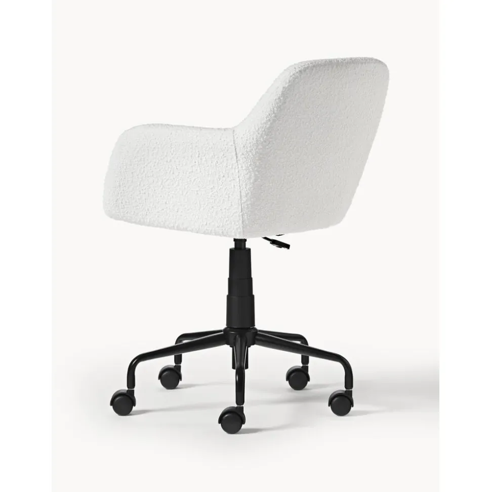 Silla De Escritorio En Tejido Boucle Lucie