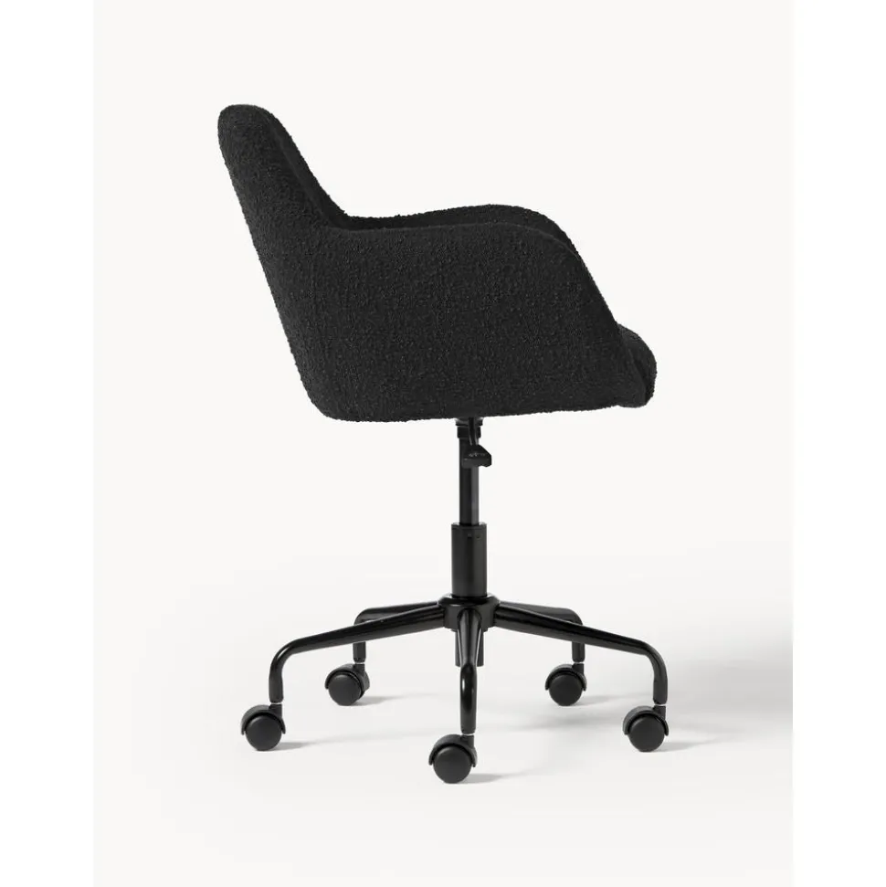 Silla De Escritorio En Tejido Boucle Lucie