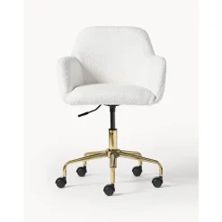 Silla De Escritorio En Tejido Boucle Lucie