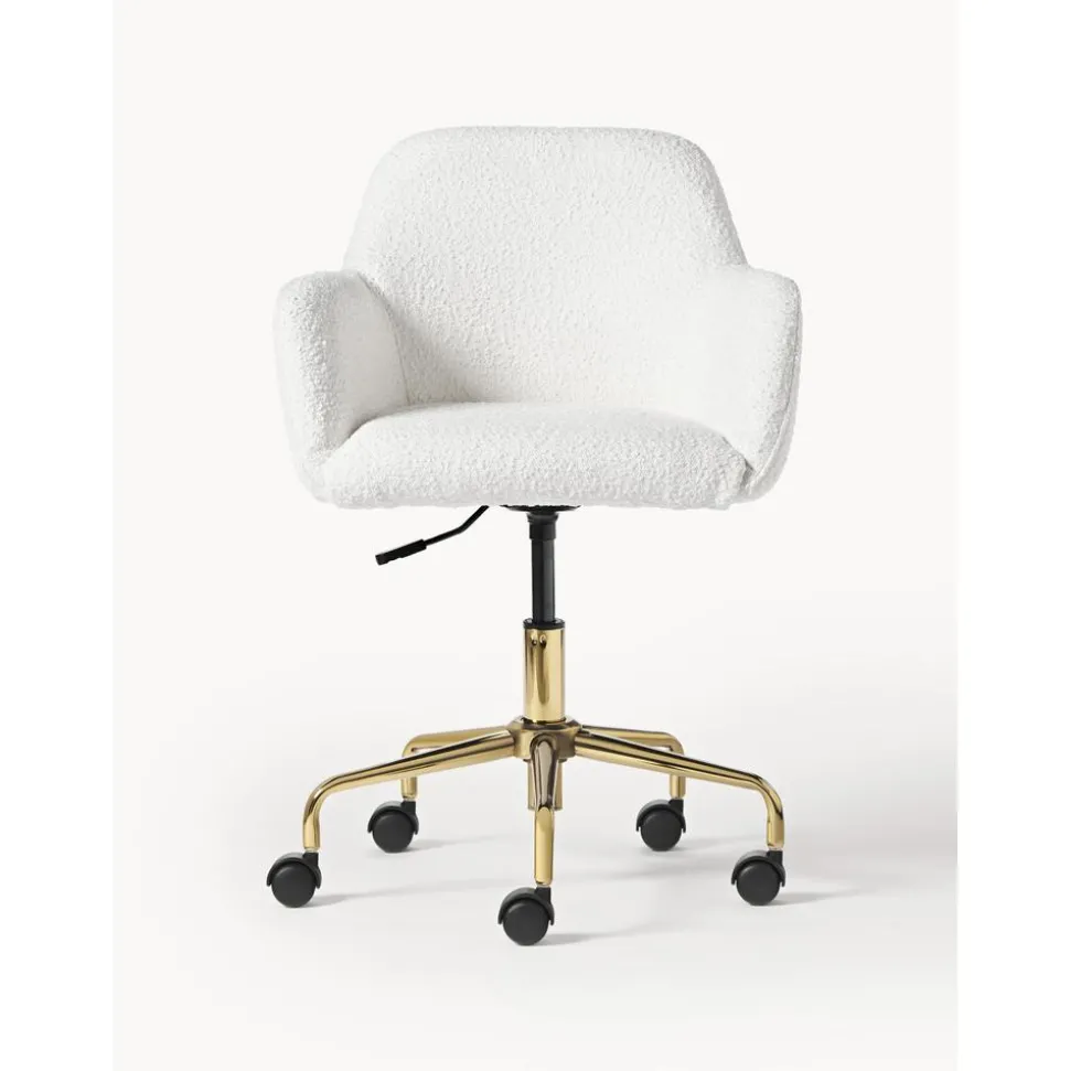 Silla De Escritorio En Tejido Boucle Lucie