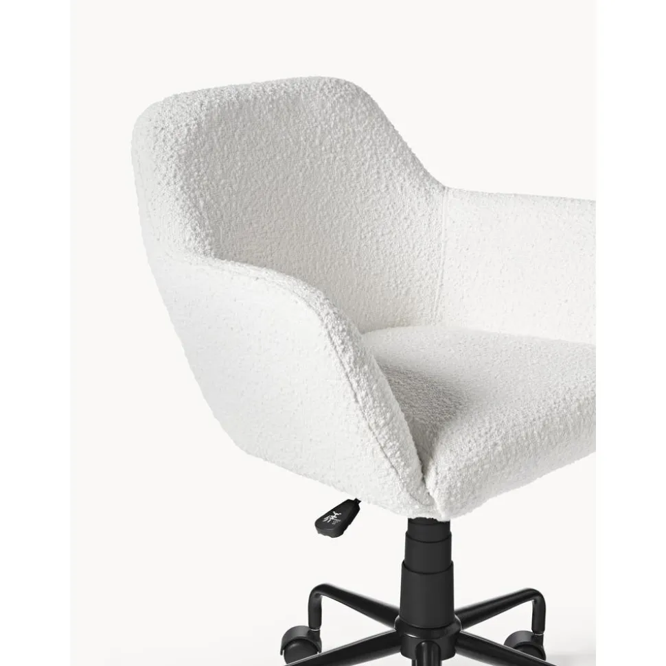 Silla De Escritorio En Tejido Boucle Lucie