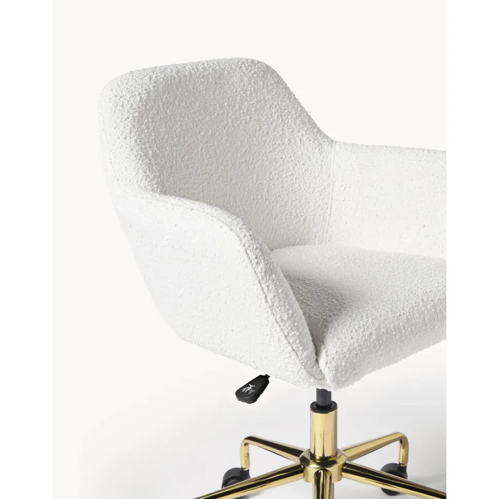 Silla De Escritorio En Tejido Boucle Lucie