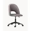 Silla De Oficina De Terciopelo Rachel, Altura Regulable