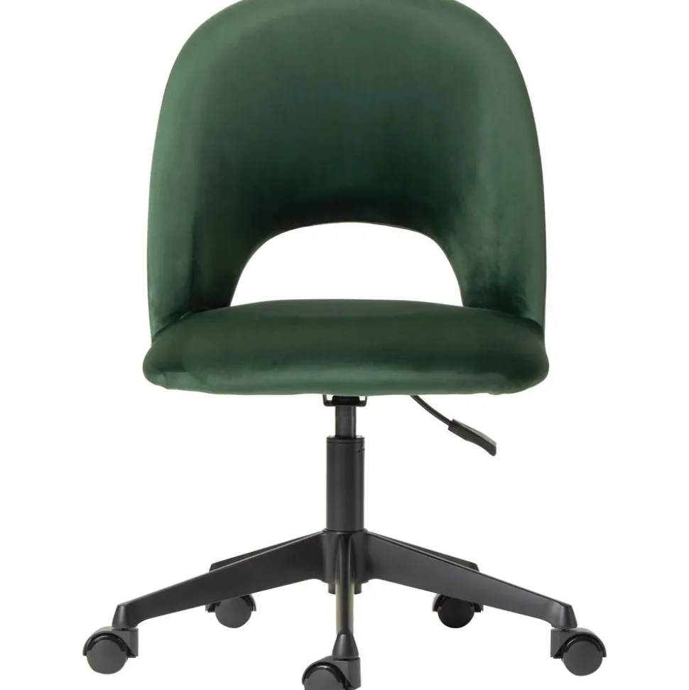Silla De Oficina De Terciopelo Rachel, Altura Regulable