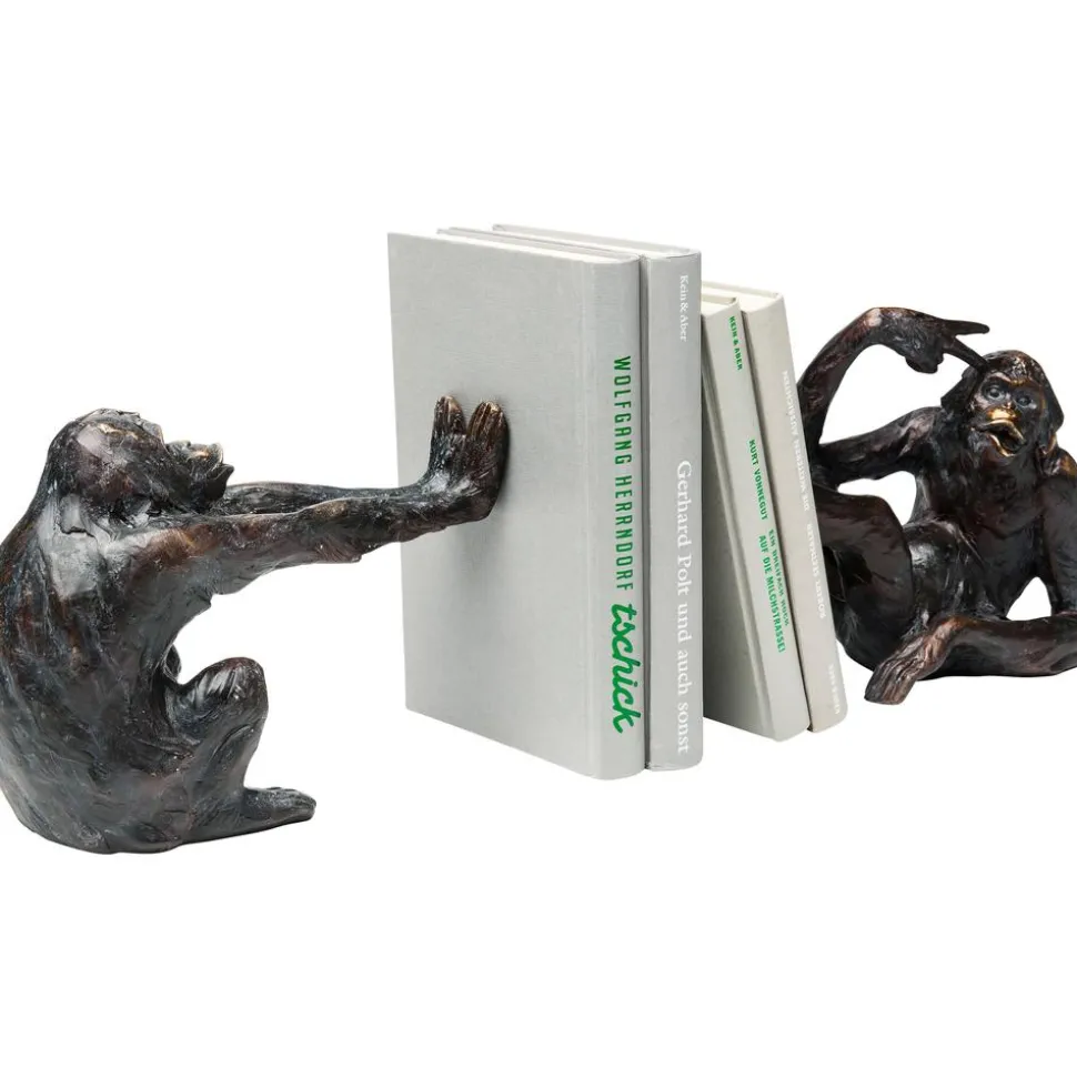 Sujetalibros Artesanales Monkey, 2 Uds.