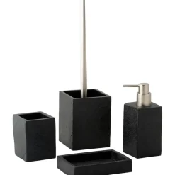 Vaso Cepillo De Dientes En Look Pizarra Slate