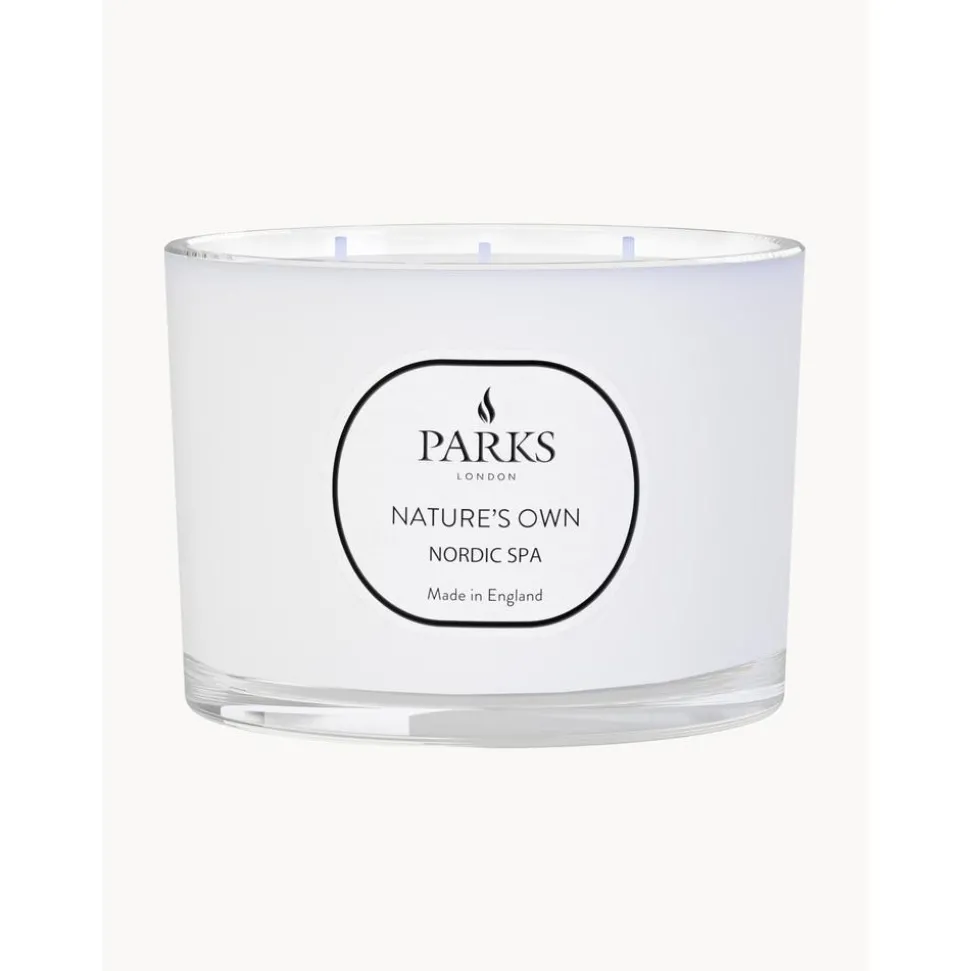 Vela Perfumada De Tres Mechas Nature'S Own (Vetiver, Jengibre Y Cardamomo)