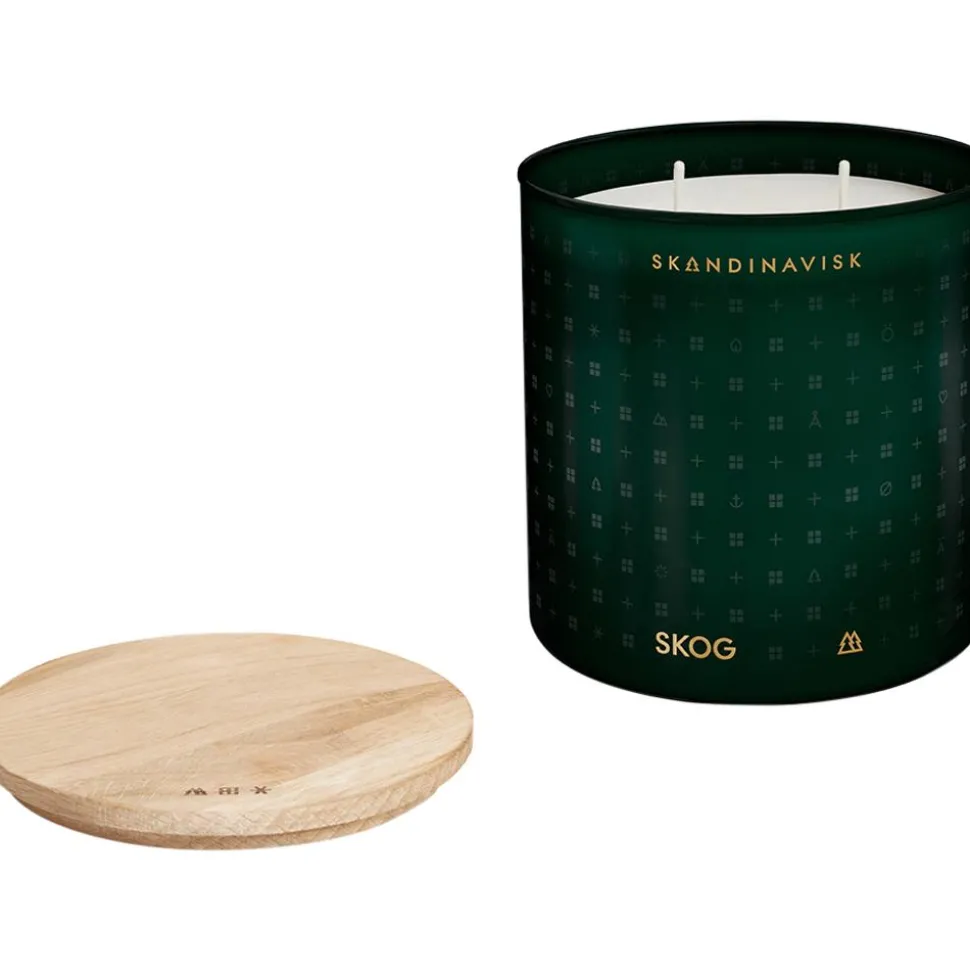 Vela Perfumada Dos Mechas Skog (Pino, Pinas, Savia De Abedul)