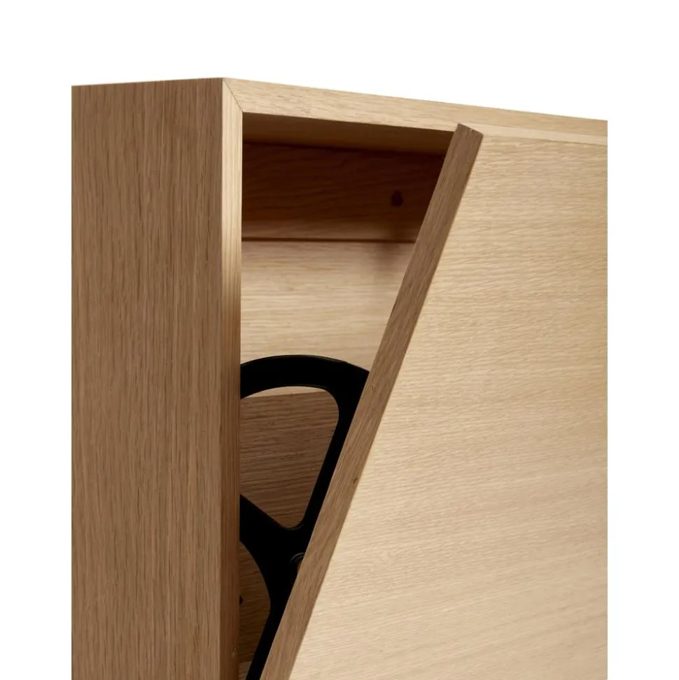 Zapatero De Pared De Roble Collect